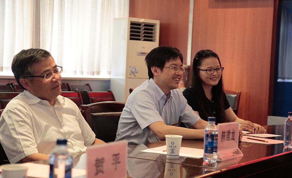 欧姆龙公司陈建龙副总经理一行来我院交流工作