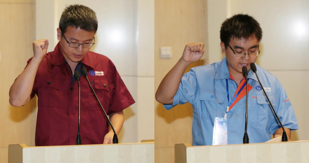 裁判员、运动员代表宣誓