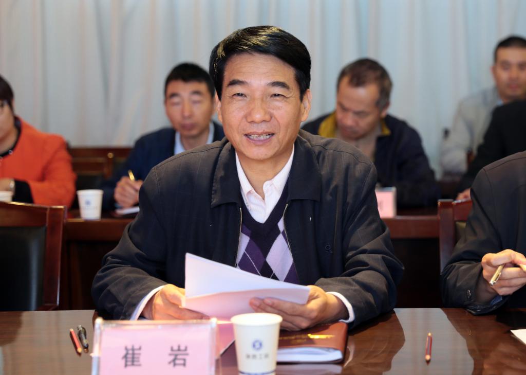 党委书记崔岩汇报我院“两学一做”学习教育情况