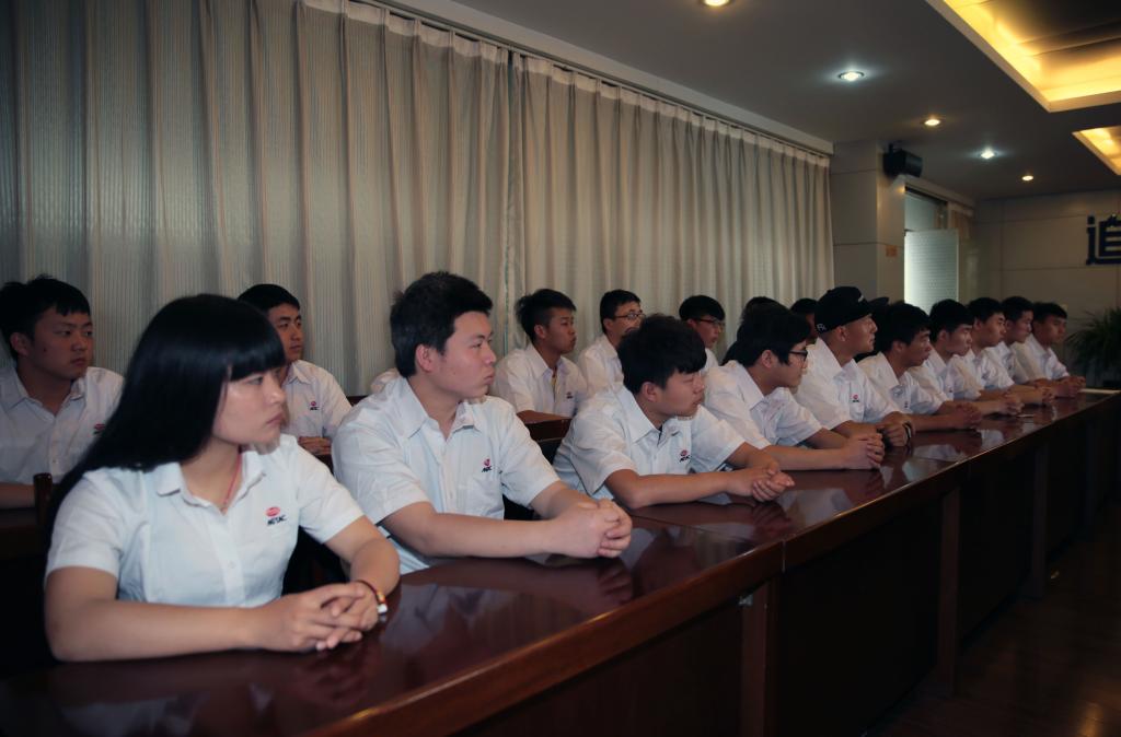 订单班全体师生参加仪式